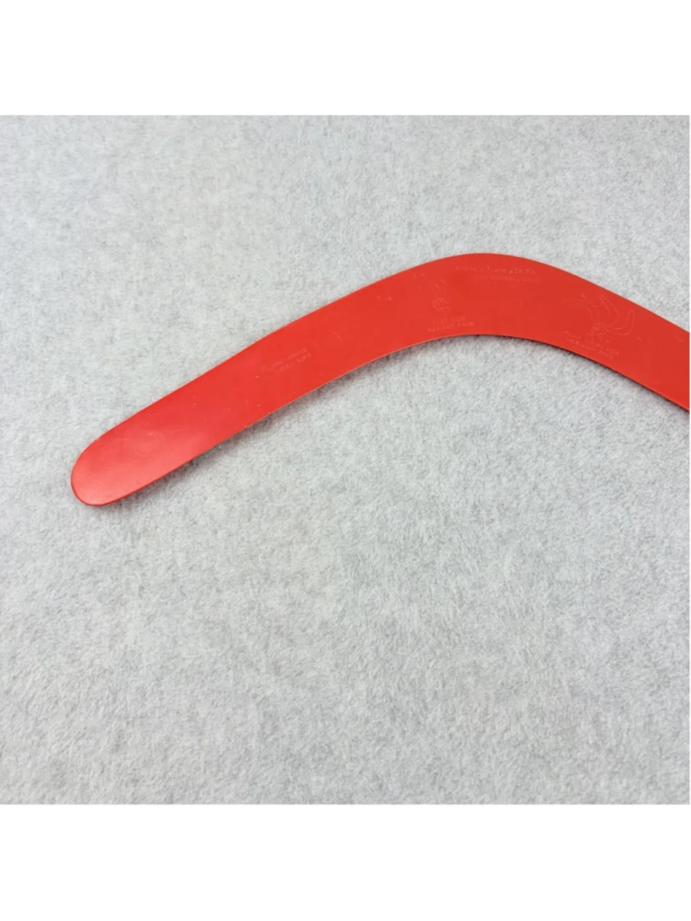 Vintage 1965 ~ Wham-O Aussie Boomerang ~ Original Red w/Black & White